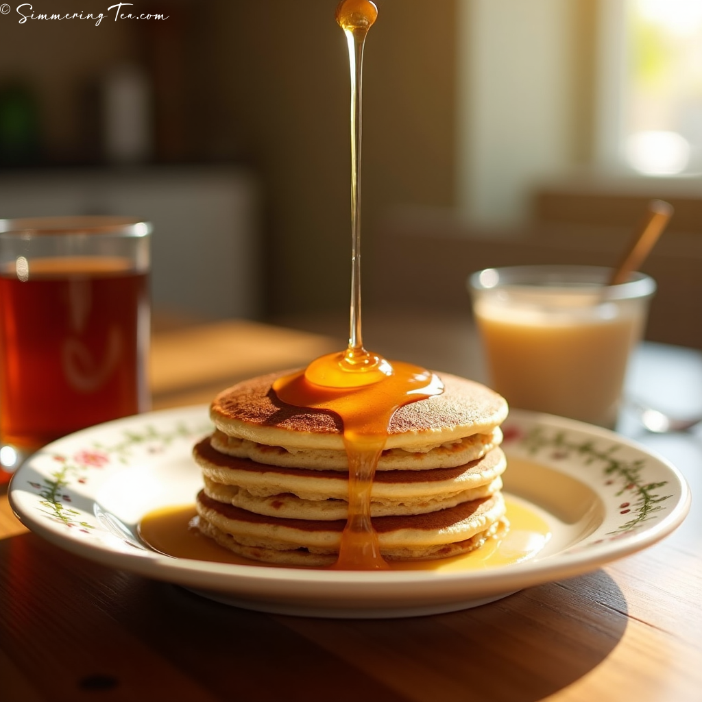 Tea paired with Pancakes