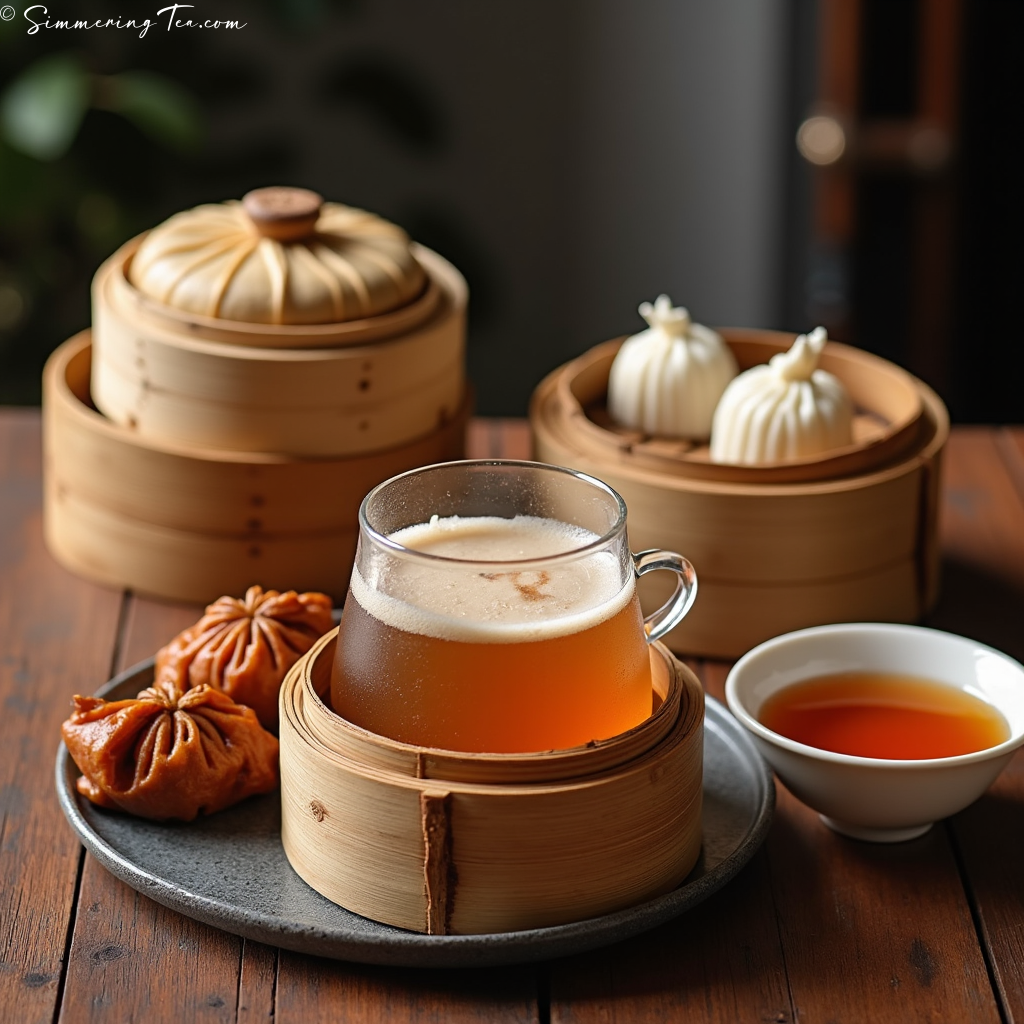 Tea paired with Dim Sum