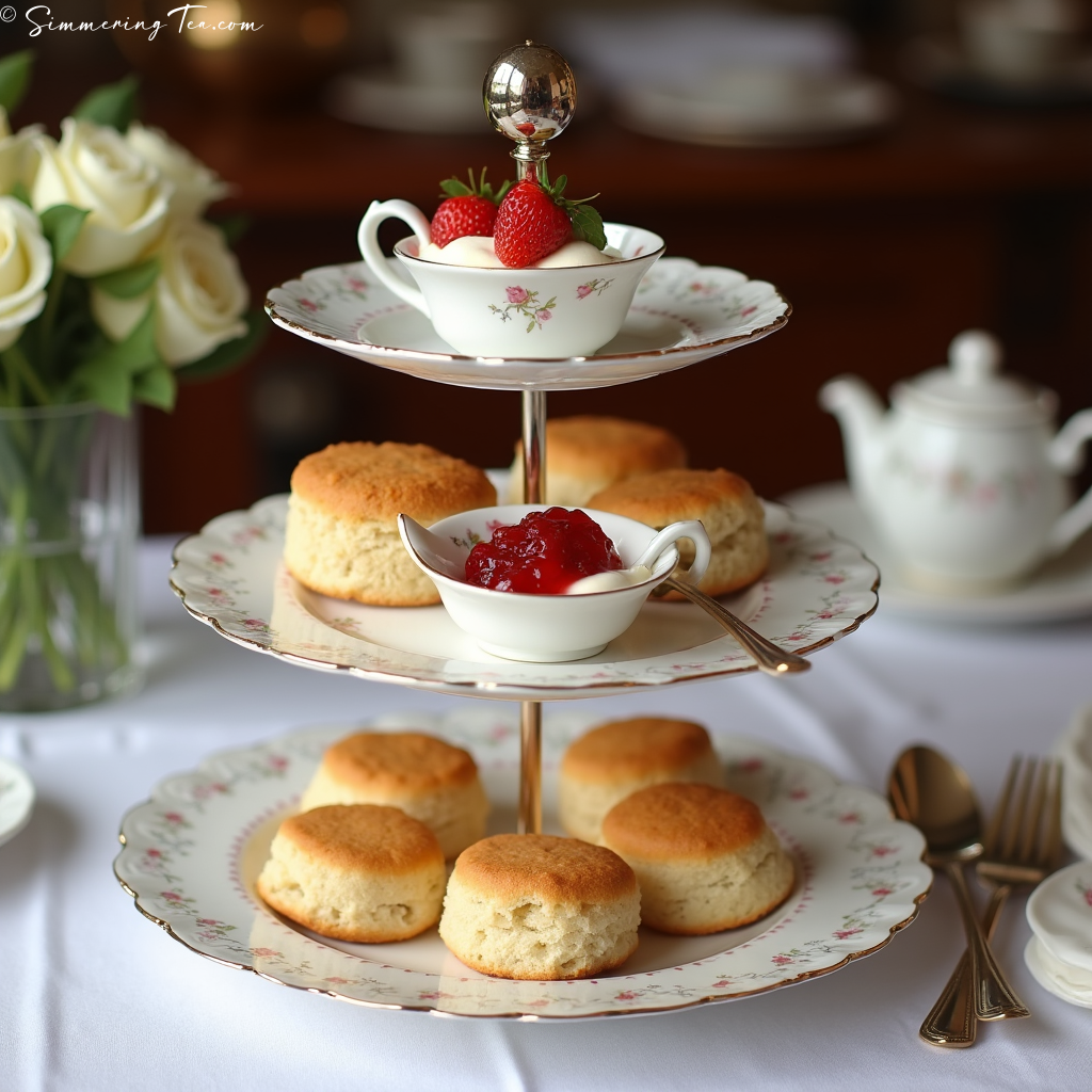 Tea paired with Scones