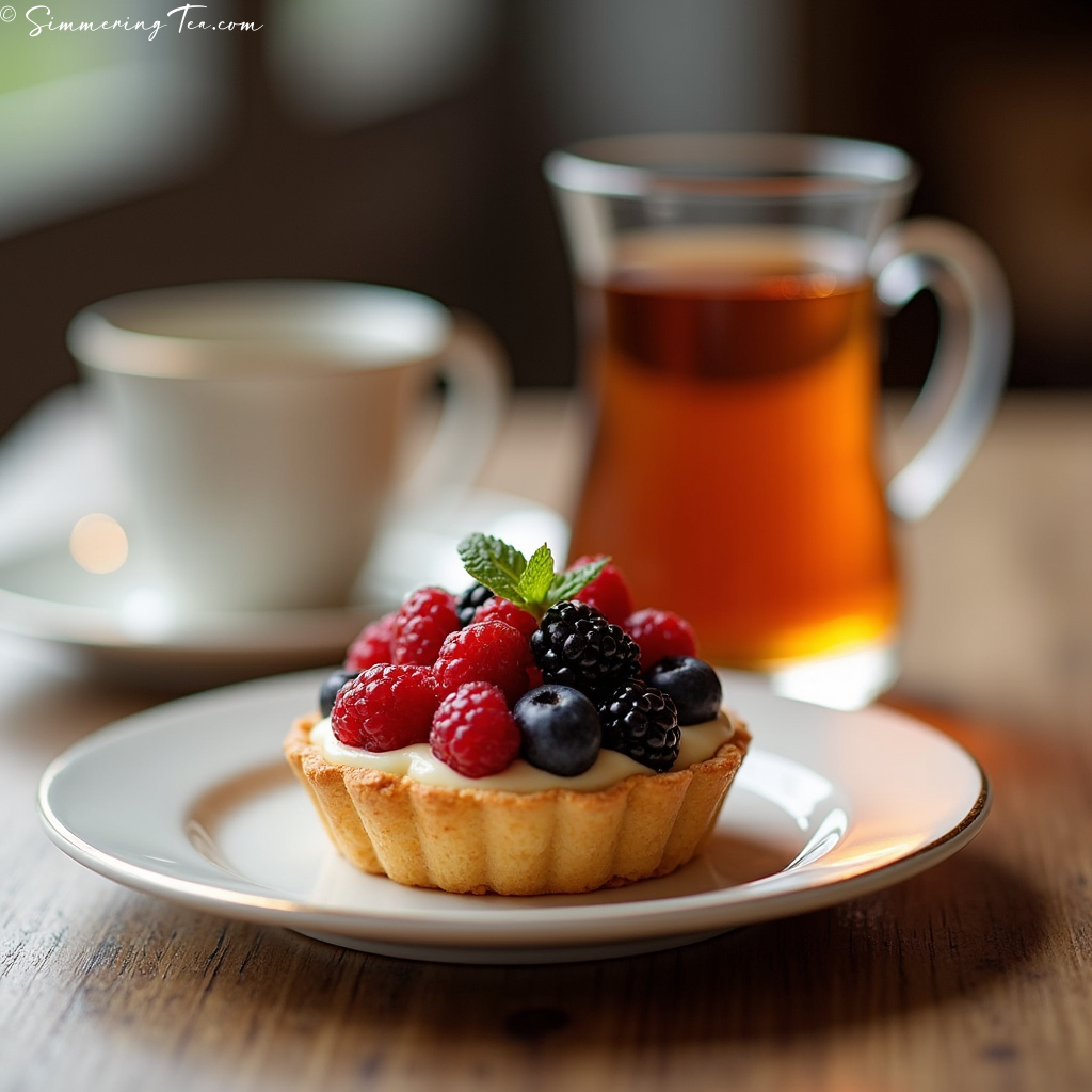 Tea paired with Fruit Tart