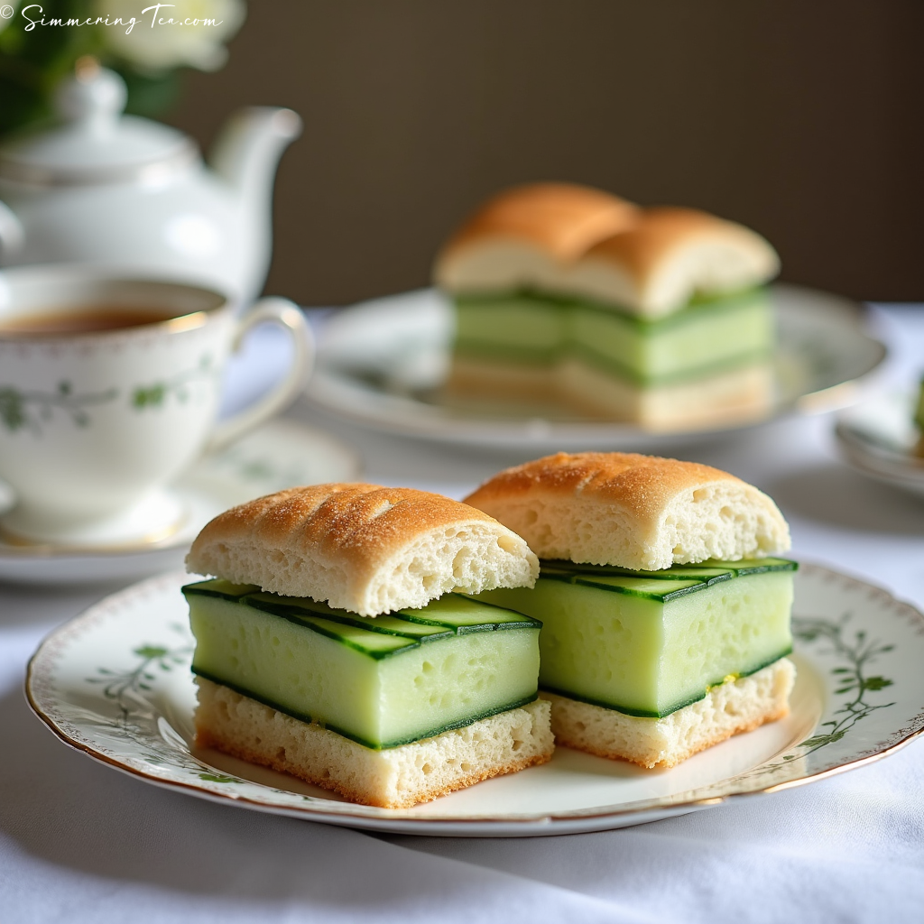 Tea paired with Cucumber Sandwiches