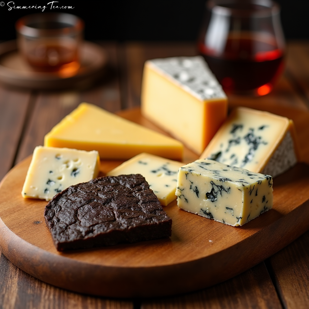 Tea paired with Cheese Board