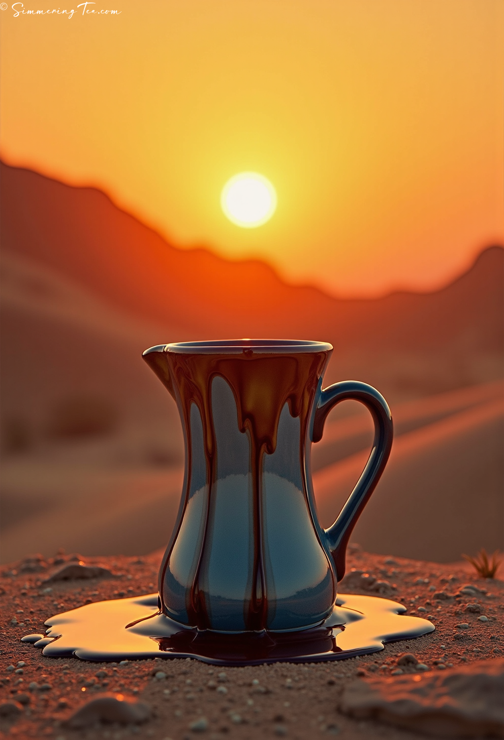 Melting Design Tea Cup