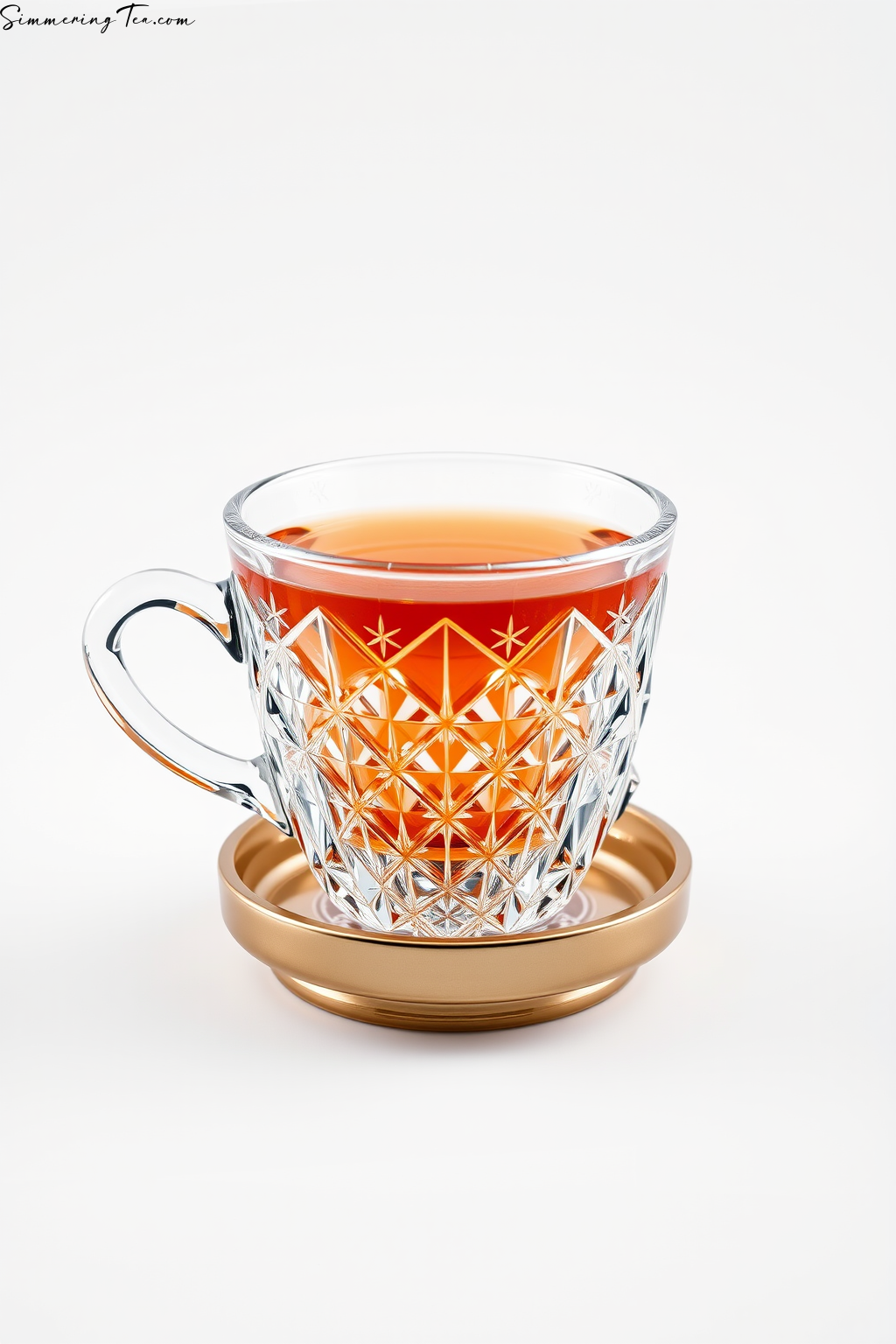 Crystal Glass Tea Cup