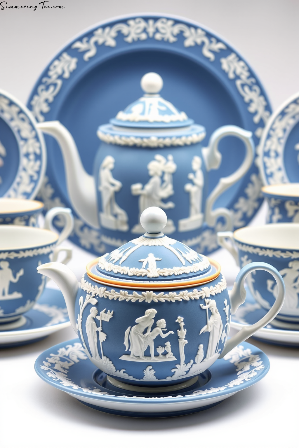 Wedgwood Jasperware Tea Set