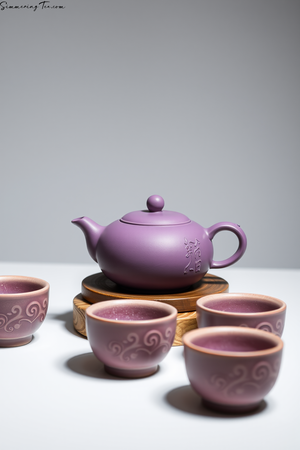 Yixing Purple Clay Tea Set