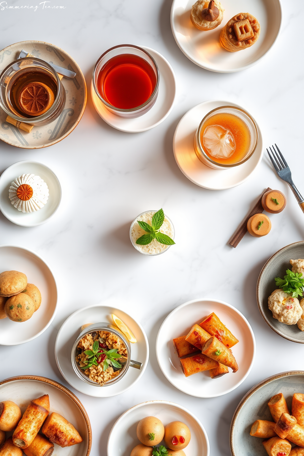 Contemporary Fusion Afternoon Tea