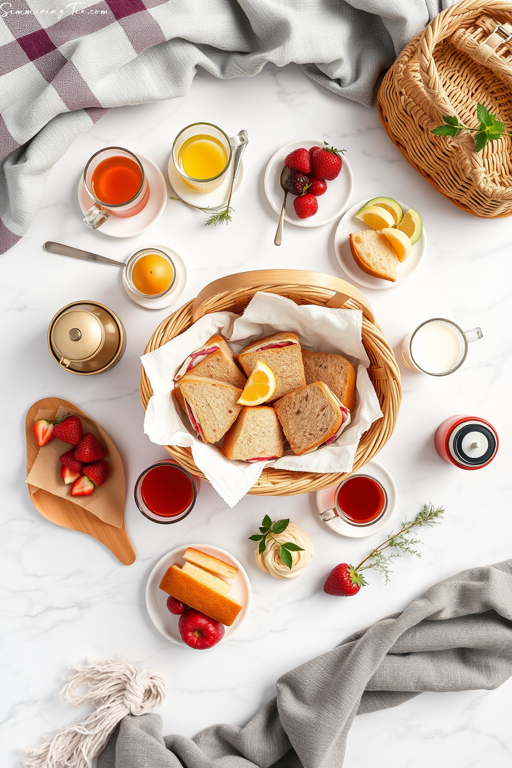 Casual Picnic Afternoon Tea