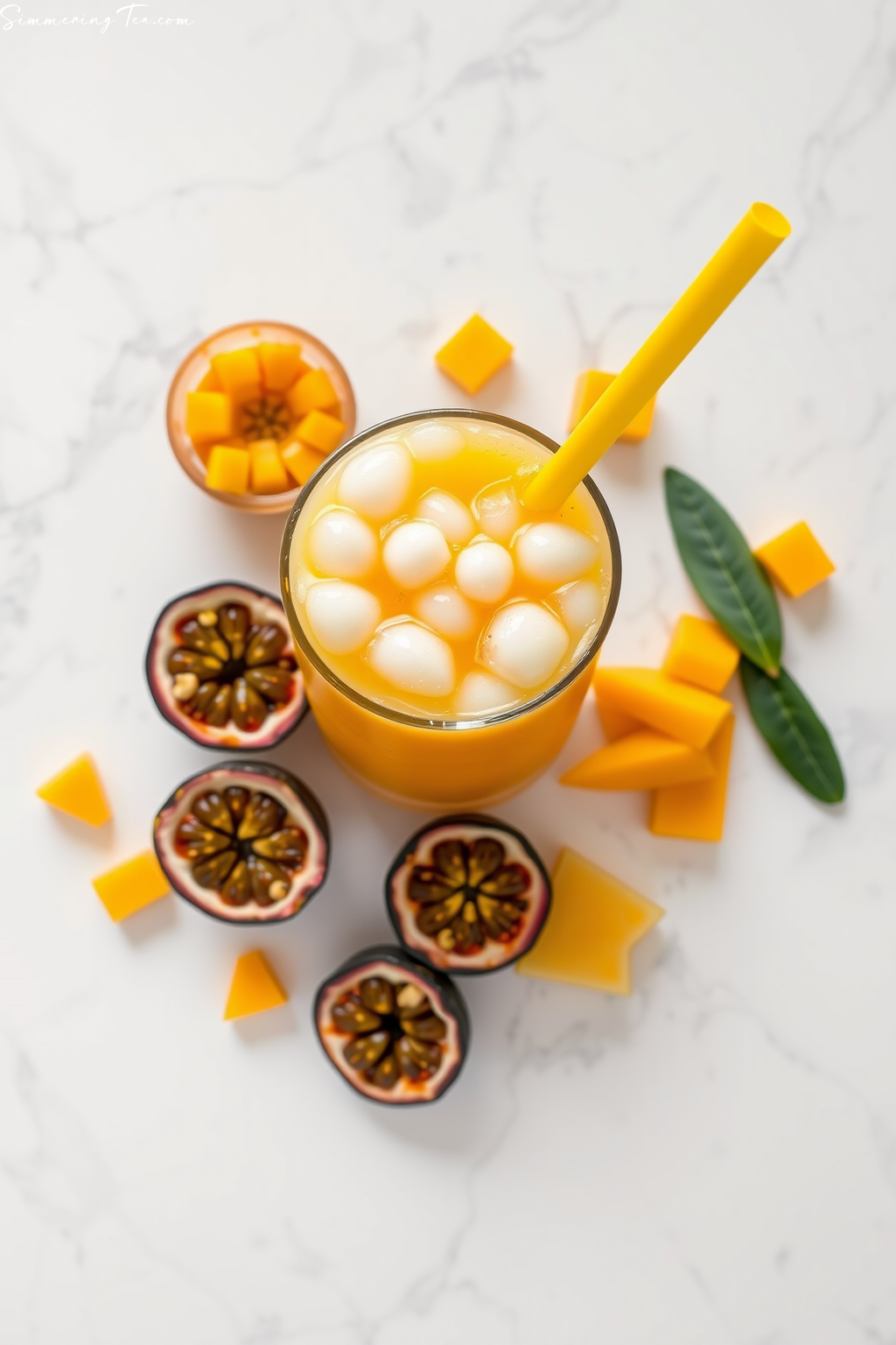 Fresh Mango Bubble Tea