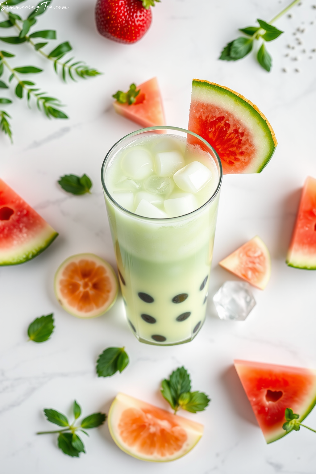 Wintermelon Bubble Tea