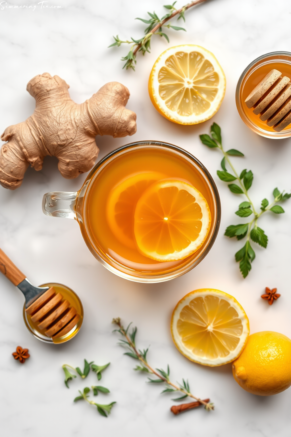 Spicy Ginger Lemon Infusion