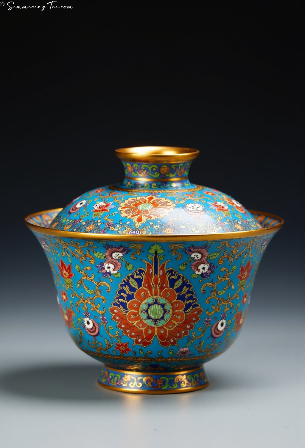 Enamel Decorated Gaiwan